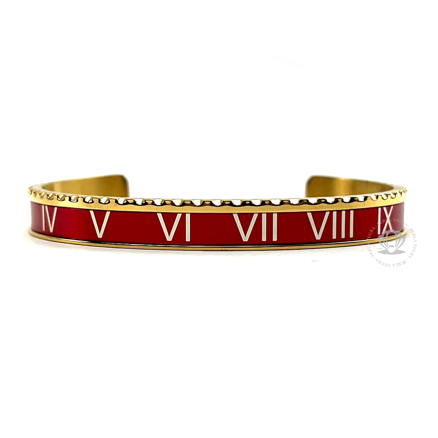 Yellow Gold Roman Speed Red Bracelet