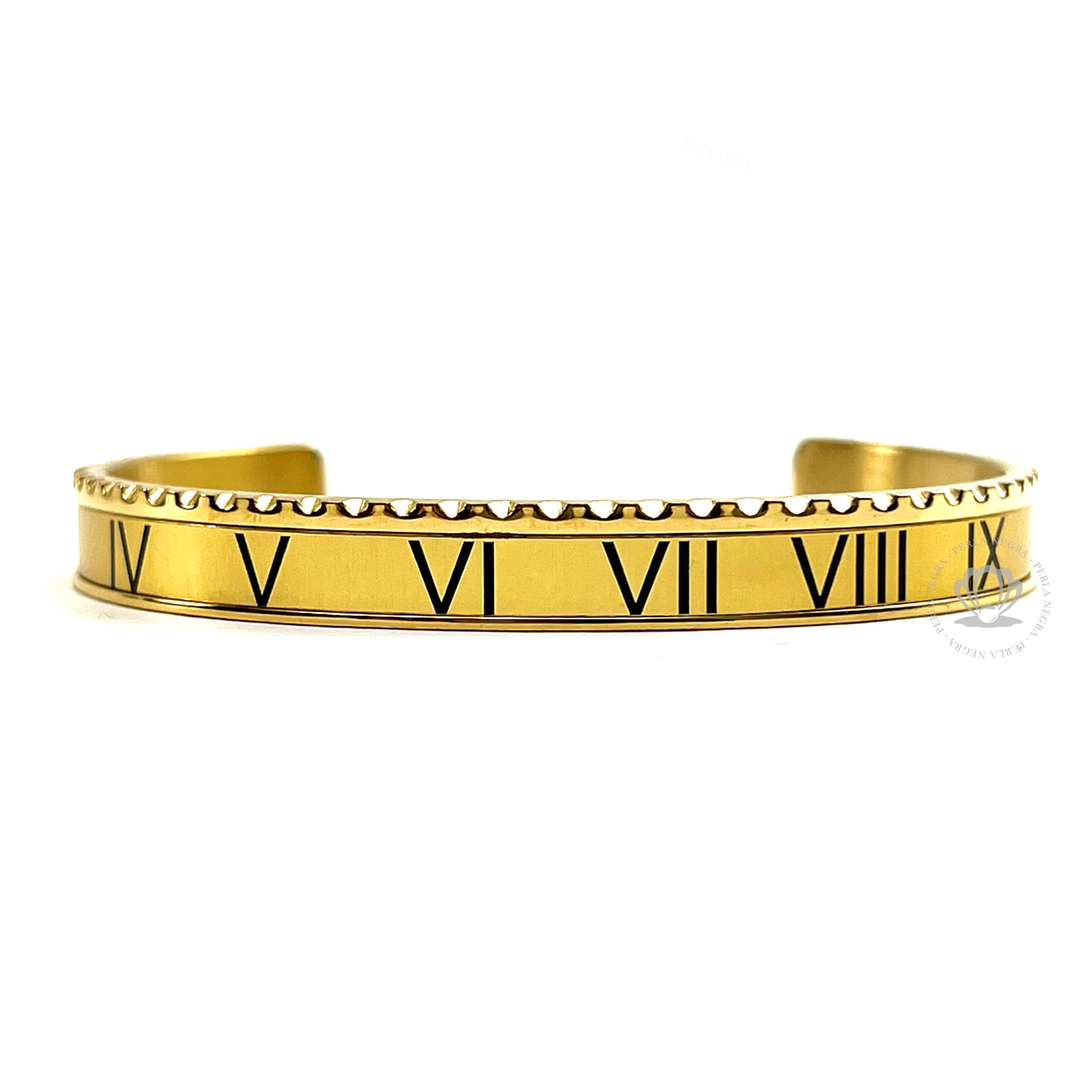 Yellow Gold Roman Speed Bracelet