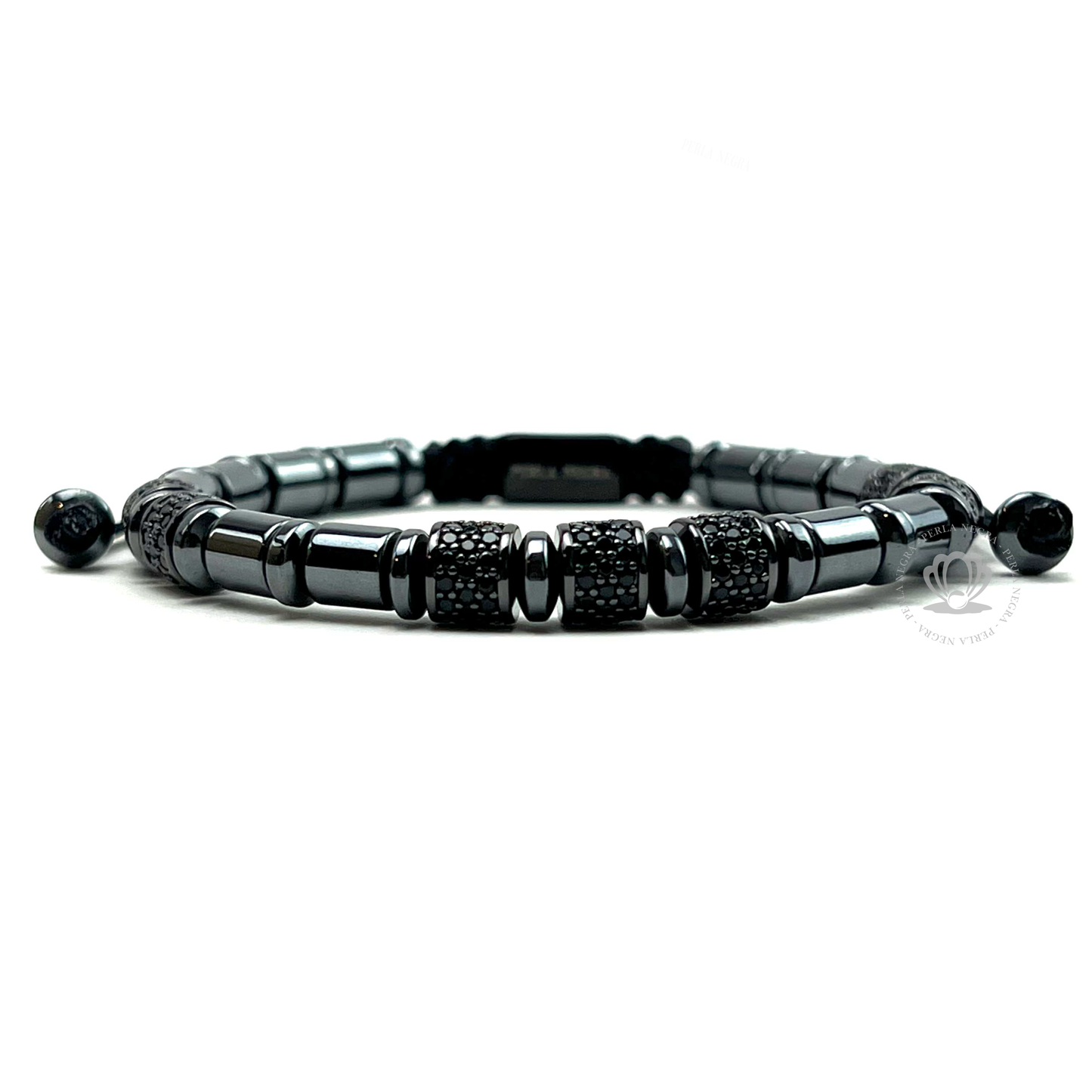 Black Hematite & Black Cz Barrels