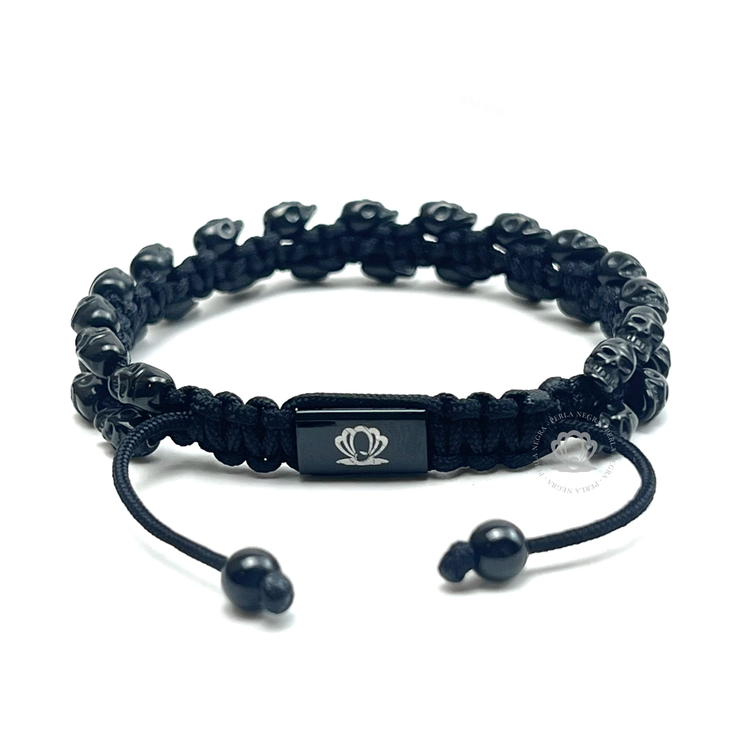 Imperial Ruthenium Skull Bracelet