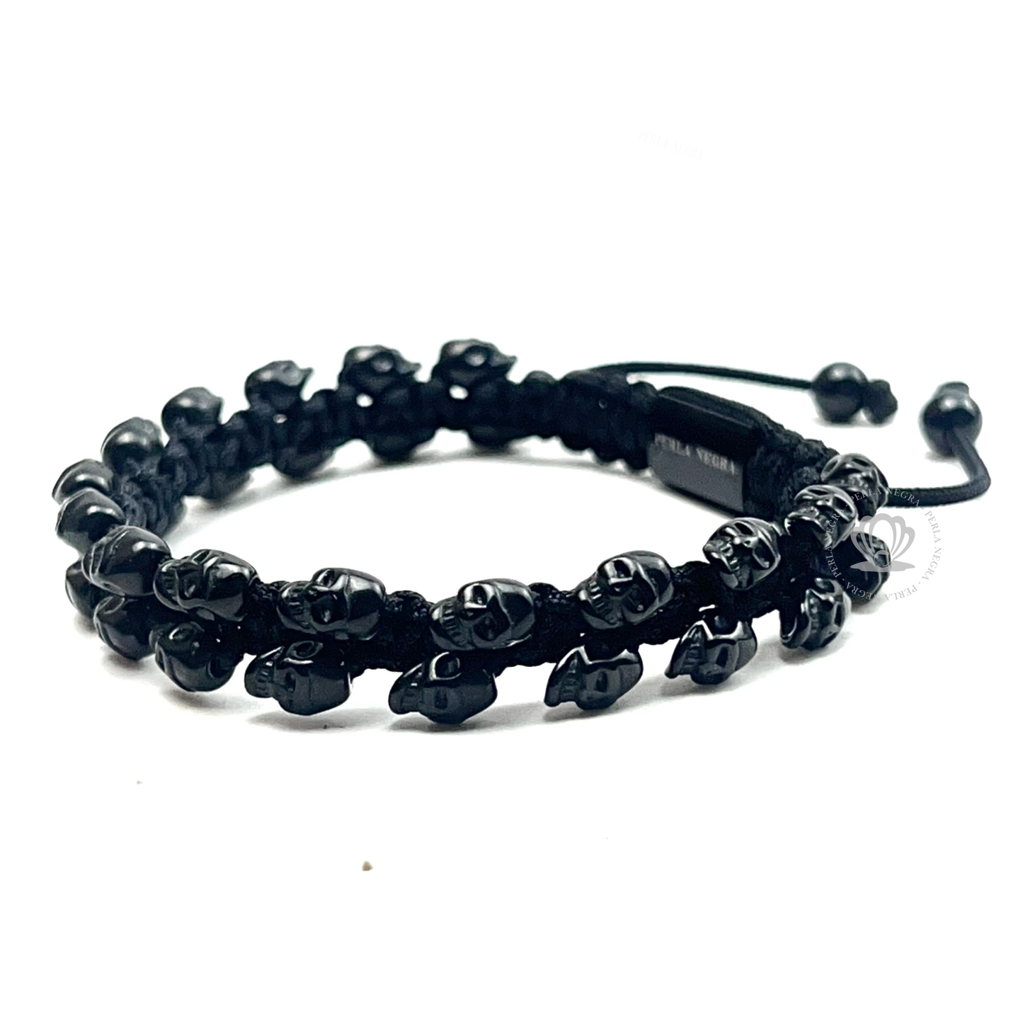 Imperial Ruthenium Skull Bracelet
