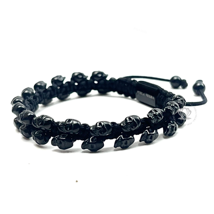 Imperial Ruthenium Skull Bracelet