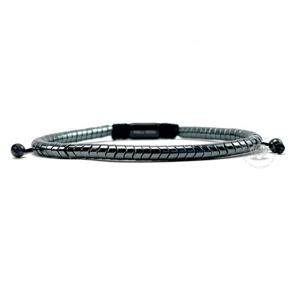 Black Snake Small Hematite Bracelet