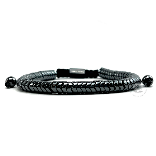 Black Hematite Snake Bracelet