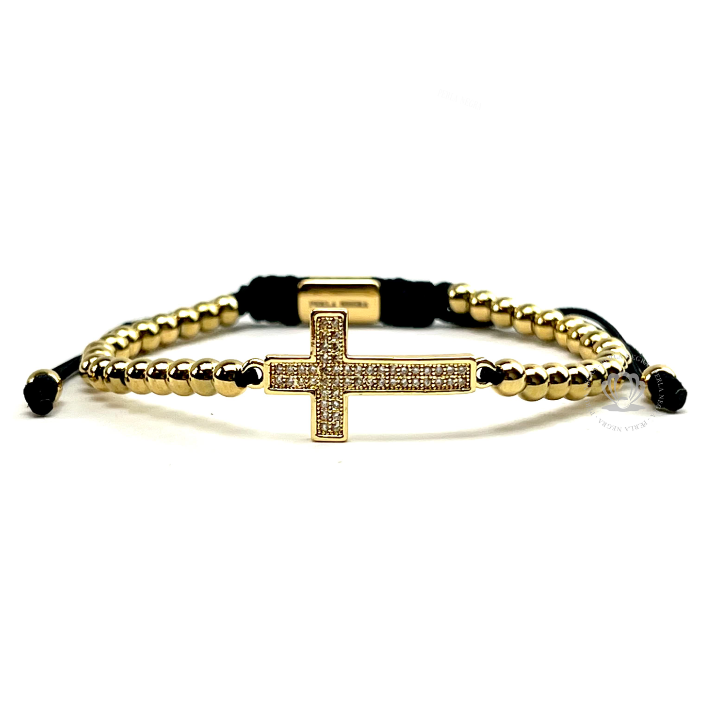 Yellow Gold Cz Cross