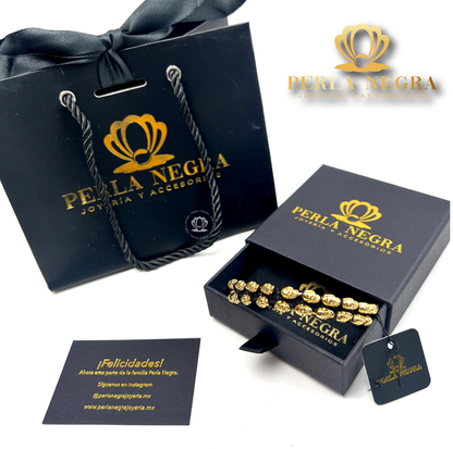 Imperial 18K Yellow Gold Skull Bracelet