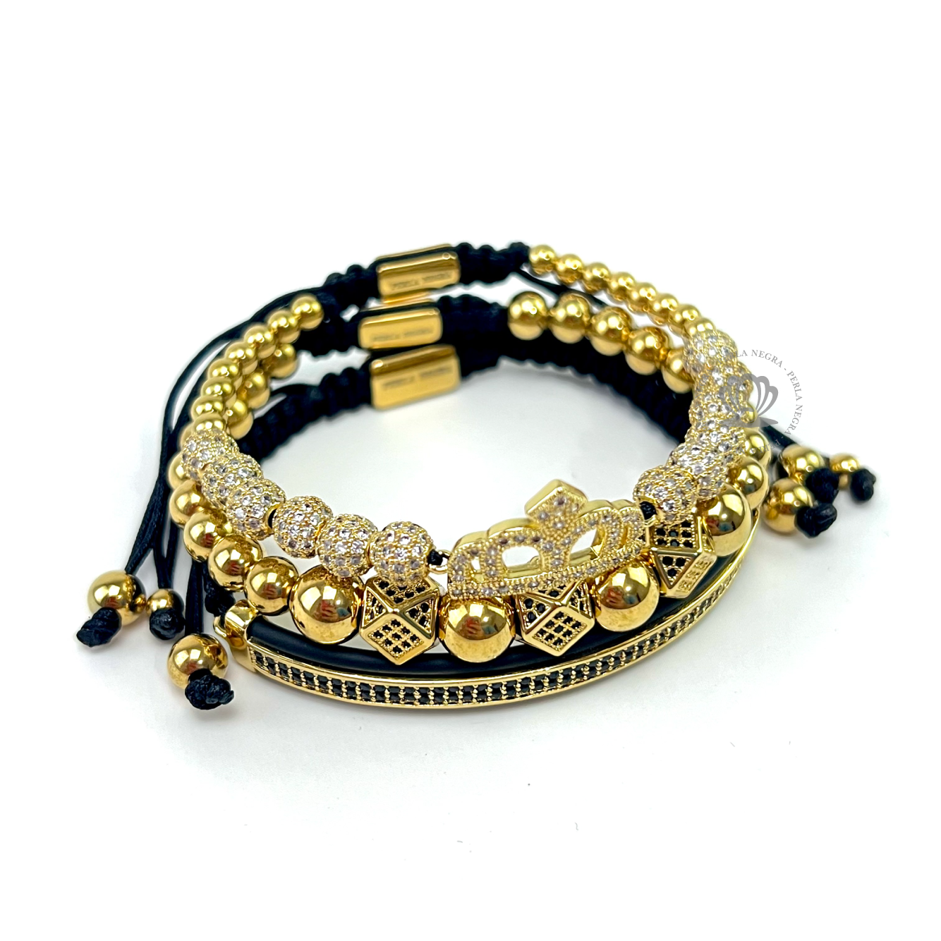 Woman Luxury Yellow Gold Crown Set