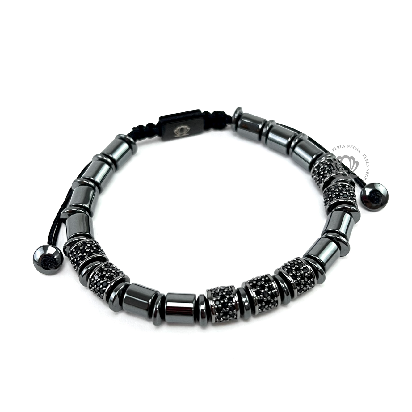 Black Hematite & Black Cz Barrels