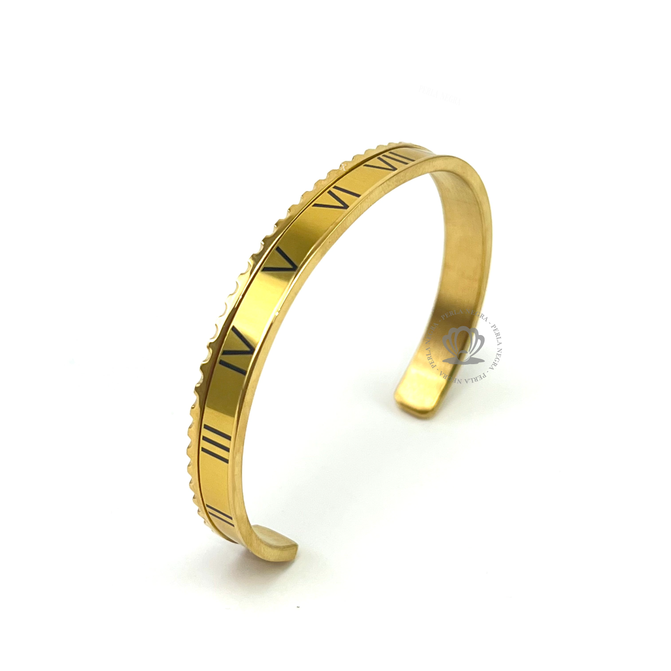 Yellow Gold Roman Speed Bracelet