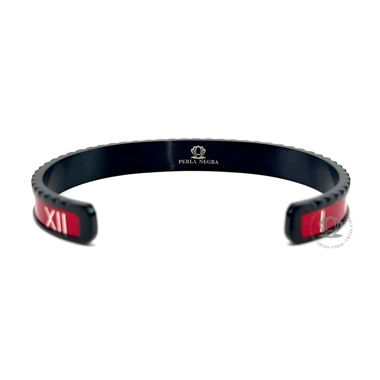 Rhodium Roman Speed Blue/Red Bracelet