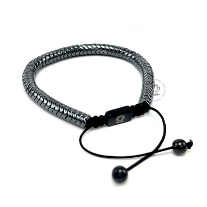 Black Hematite Snake Bracelet