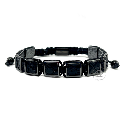 Black Piton & Black Hematite Bracelet