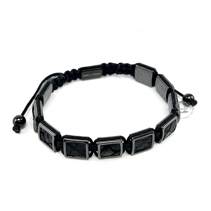 Black Piton & Black Hematite Bracelet