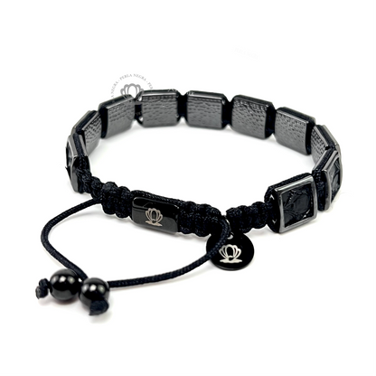 Black Piton & Black Hematite Bracelet